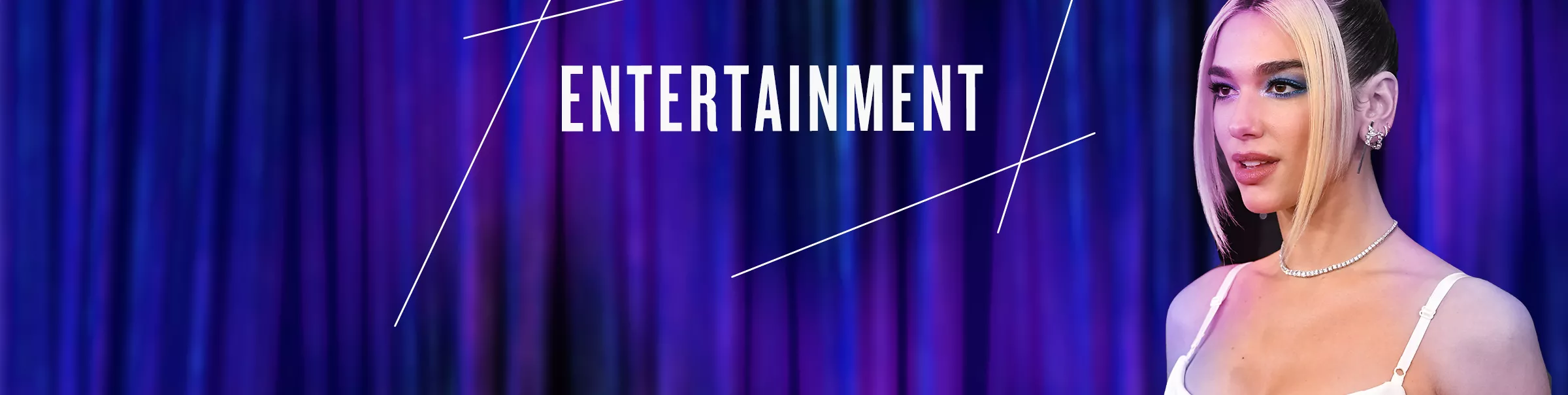 Entertainment banner desktop version